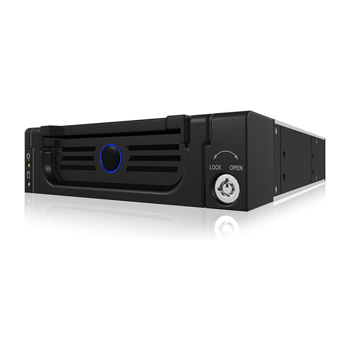 ICY BOX IB-138SK-B-II Adaptador de Rack Hot Swap para HDD/SSD SATA de 3,5 pulgadas en Negro