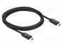 DeLOCK Cable USB Coaxial 40 Gbps USB PD 3.1 240 W 2 m Negro