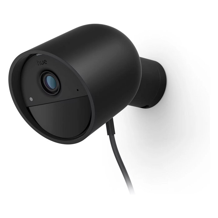 Philips Hue Secure Cámara de seguridad con cable, HD 1080P, Negro