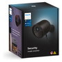 Philips Hue Secure Cámara de seguridad con cable, HD 1080P, Negro