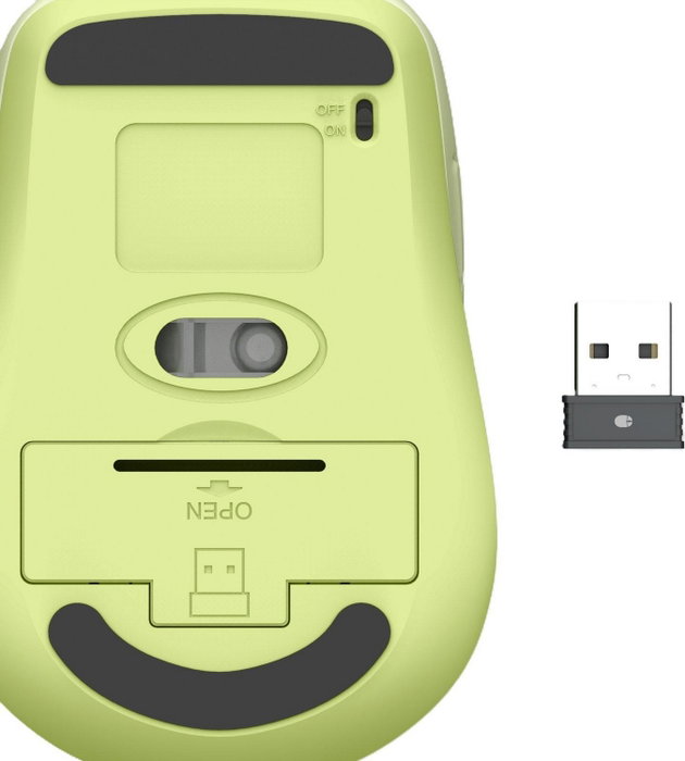 Hama WM-450 Ratón Inalámbrico Verde
