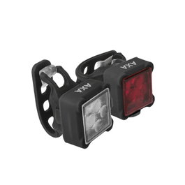 Axa Set de Luces Niteline 44 LED a Pila Negro