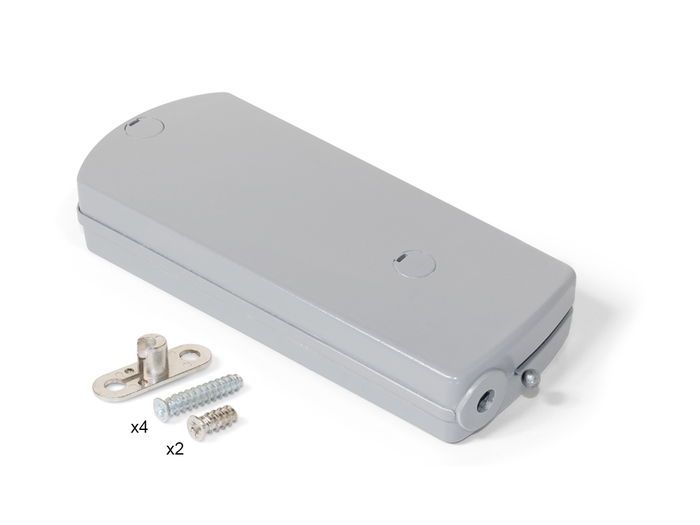 Emuca Mecanismo para puertas abatibles Microwinch, 10kg, Acero y Plástico, Gris Emuca Mecanismo para puertas abatibles Microwinch, 10kg, Acero y Plástico, Gris