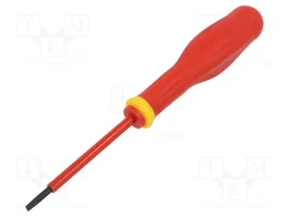 FACOM Destornillador plano aislado 3,5x0,6 mm con punta de 75 mm