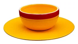 Set cuenco y platillo abystyle one piece sombrero de paja