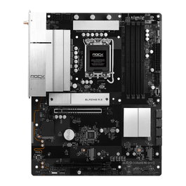 ASRock B860 Rock WiFi 7 ATX - Placa Base Intel LGA 1851 para Core Ultra Series 2, DDR5 8666 MHz, PCIe 5.0, 3x M.2, 2.5G LAN, Bluetooth 5.4 - Retail
