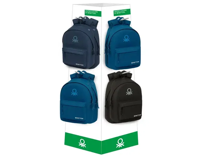 Safta 950 Mochila Relleno Expositor Colección Benetton Basics, Dimensiones 1600x420x420 mm