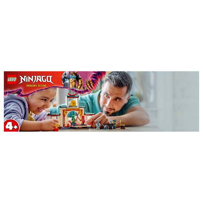 LEGO NINJAGO Templo Ninja del Spinjitzu con Dragón, 158 piezas