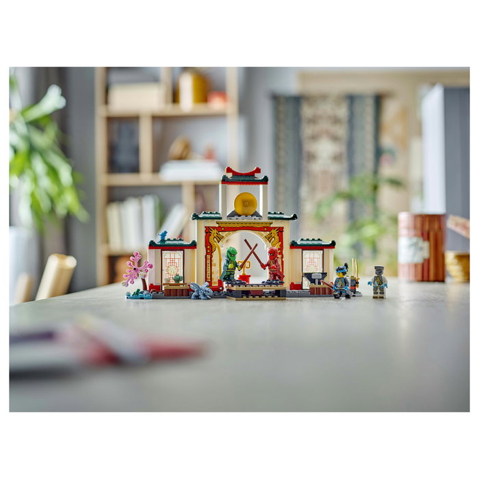 LEGO NINJAGO Templo Ninja del Spinjitzu con Dragón, 158 piezas