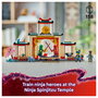 LEGO NINJAGO Templo Ninja del Spinjitzu con Dragón, 158 piezas