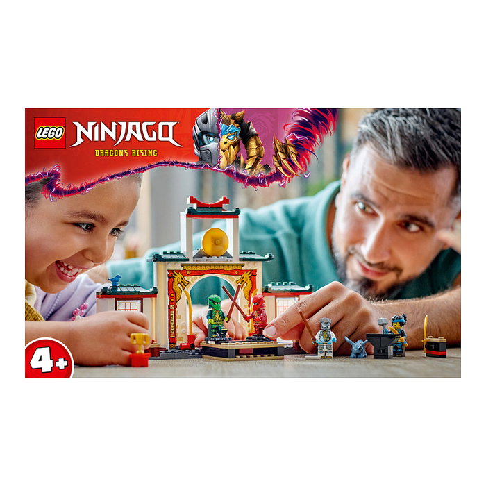 LEGO NINJAGO Templo Ninja del Spinjitzu con Dragón, 158 piezas