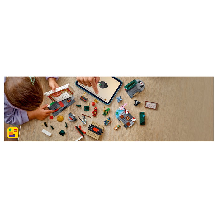 LEGO NINJAGO Templo Ninja del Spinjitzu con Dragón, 158 piezas