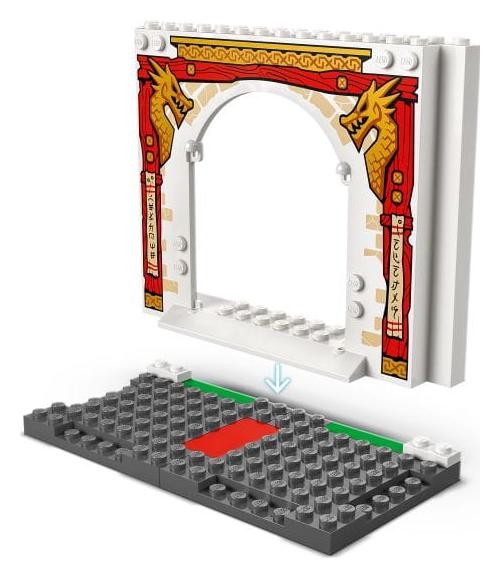 LEGO NINJAGO Templo Ninja del Spinjitzu con Dragón, 158 piezas