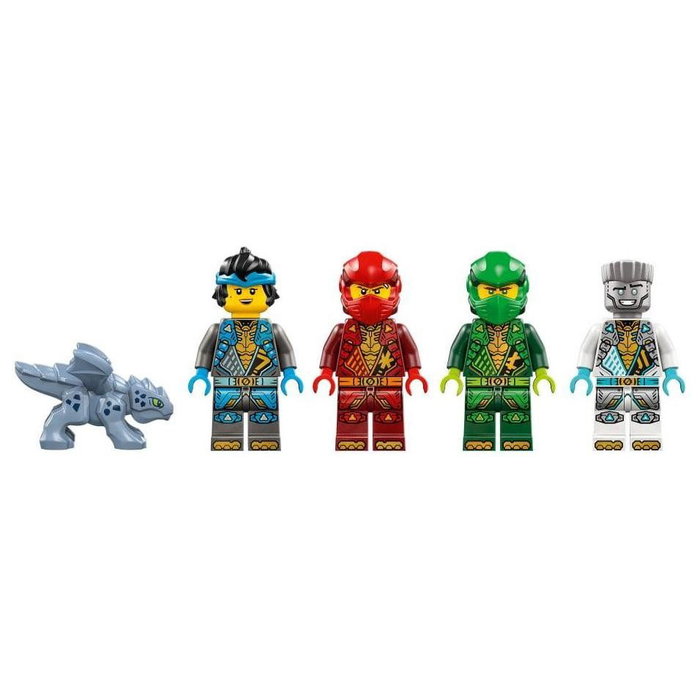 LEGO NINJAGO Templo Ninja del Spinjitzu con Dragón, 158 piezas