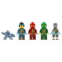 LEGO NINJAGO Templo Ninja del Spinjitzu con Dragón, 158 piezas