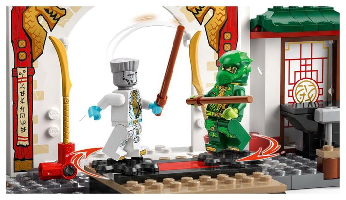 LEGO NINJAGO Templo Ninja del Spinjitzu con Dragón, 158 piezas