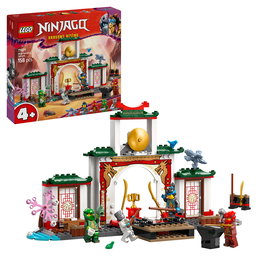 LEGO 71831 NINJAGO Templo Ninja del Spinjitzu con Dragón de Juguete, 4 Minifiguras (Zane, Nya, Kai, Lloyd) y Accesorios - Set de Construcción para Niños +4 Años