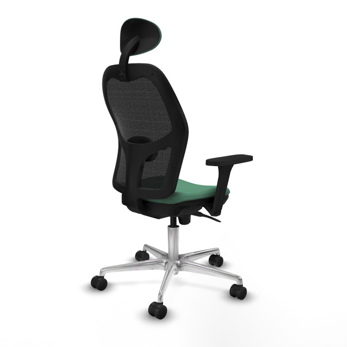 PIQUERAS Y CRESPO Silla de oficina Jorquera Verde Esmeralda y Negro PIQUERAS Y CRESPO Silla de oficina Jorquera Verde Esmeralda y Negro
