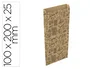 Basika Sobre de Papel Kraft Reciclado con Fuelle Estampado Librería XXS 100x200 mm Paquete de 25 Unidades