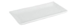Plato Melamina Troya 21,5x10x2cm Blanco (Set de 12)