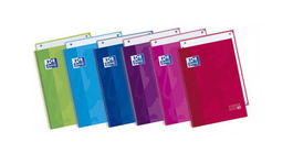 Bloc Oxford School Eu.Book 1 Micro.Tapa Extra A4+ 80H Cuadric.5X5 90G Col.Sur.(6) (Set de 5)