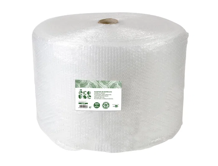 Liderpapel Plástico Burbuja Ecológico 0.40x200m con 30% de Plástico Reciclado