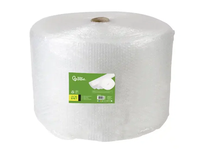 Liderpapel Plástico Burbuja Ecológico 0.40x200m con 30% de Plástico Reciclado Liderpapel Plástico Burbuja Ecológico 0.40x200m con 30% de Plástico Reciclado