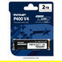Patriot M.2 SSD 2TB P400 NVMe PCIe 4.0 PS1807 | Velocidad Lectura 6200 MB/s, Escritura 5200 MB/s, Heatsink incluido, factor forma 2280