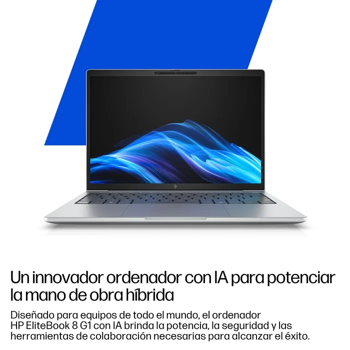 HP EliteBook 8 G1i Intel Core Ultra 5 225H 16GB 512GB SSD 16 WUXGA Plata glaciar