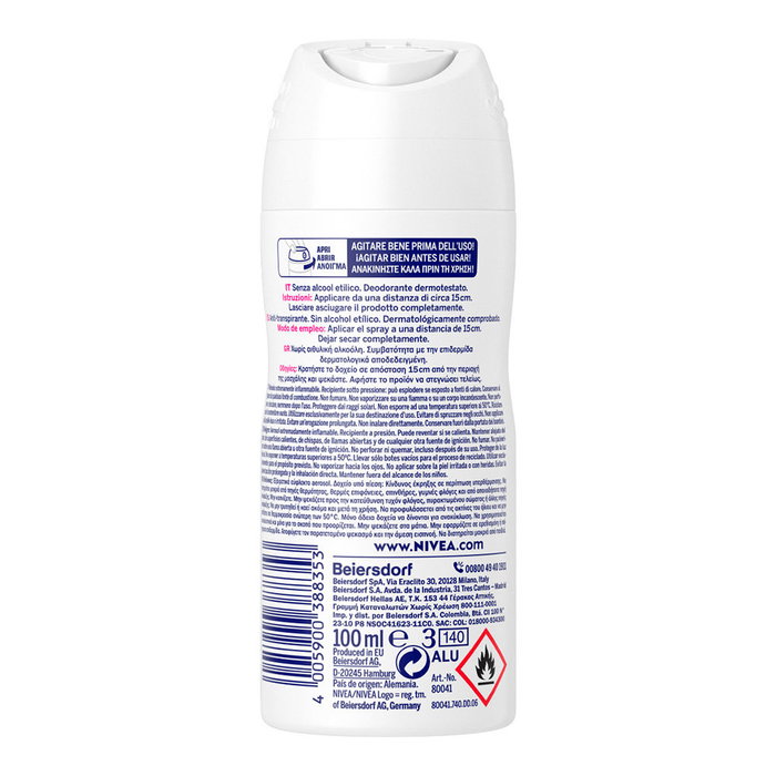 Nivea Black & White Invisible Desodorante Anti-manchas Spray 100 ml - Mujer