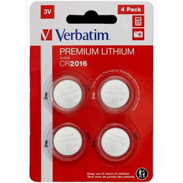 Verbatim Pilas Litio 3V CR2016 4 Pack