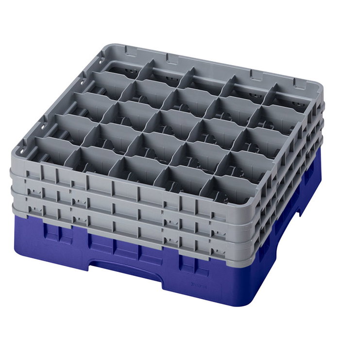 CAMBRO Cesta de lavado 25 comp. 3 alturas Azul marino CAMBRO Cesta de lavado 25 comp. 3 alturas Azul marino