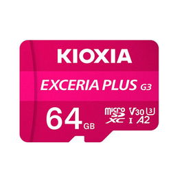 Kioxia EXCERIA PLUS G3 64 GB MicroSDXC UHS-I Clase 10 Tarjeta de Memoria
