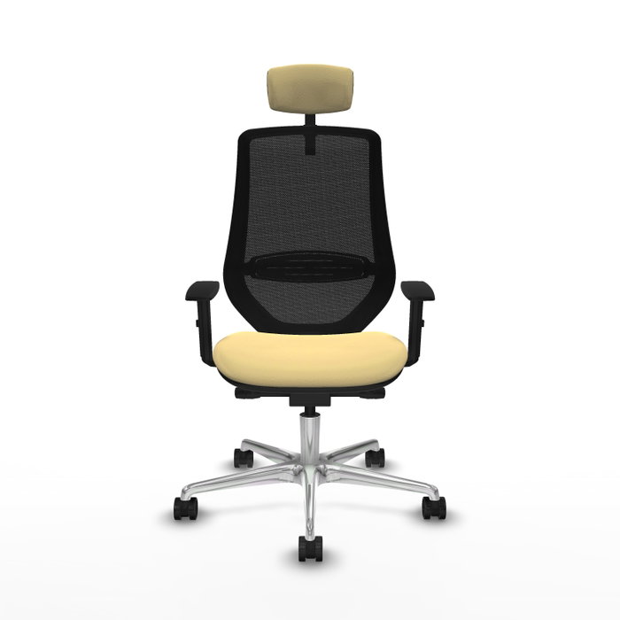 PIQUERAS Y CRESPO Silla de oficina Mardos con mecanismo Sincro/Traslack Crema y Negro PIQUERAS Y CRESPO Silla de oficina Mardos con mecanismo Sincro/Traslack Crema y Negro
