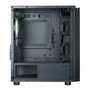 Zalman T4 PLUS Mini Tower Negro PC Caja Sobremesa Micro ATX Mini-ITX