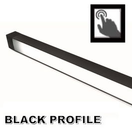 ILIMINACION Y ACC. Lámpara Sol. Slim-B 9,8W L1200 Touch Negro 5000K 180Led/M