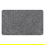 HERRAJES ALK Fieltro Adhesivo Rectangular 50x100mm Gris 15 Piezas Protección Suelos Muebles