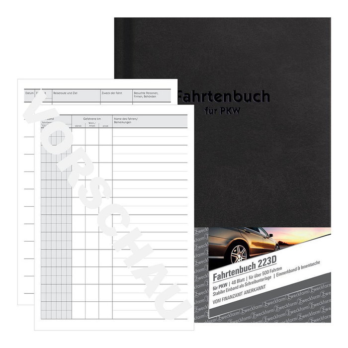 AVERY Zweckform Libro de Registro de Trayectos Pkw con Liquidación Anual 223D AVERY Zweckform Libro de Registro de Trayectos Pkw con Liquidación Anual 223D