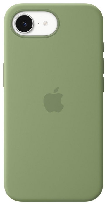 Apple Funda de silicona con MagSafe para iPhone 17e - Musgo claro Apple Funda de silicona con MagSafe para iPhone 17e - Musgo claro