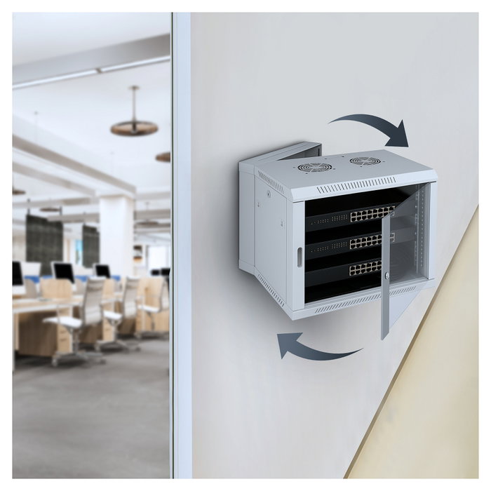 Extralink Armario Rack 12U 600x600 Gris Extralink Armario Rack 12U 600x600 Gris