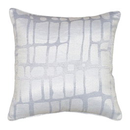 DKD Home Decor Cojín Jaquard Gris Claro 45x8x45 cm Pack de 2