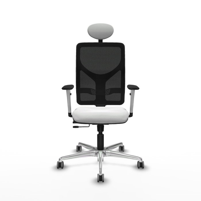 PIQUERAS Y CRESPO Silla de oficina Motilla con mecanismo Sincro/Traslack, Blanco y Negro PIQUERAS Y CRESPO Silla de oficina Motilla con mecanismo Sincro/Traslack, Blanco y Negro