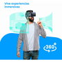NK Gafas de Realidad Virtual 3D con Audio para Smartphone Color Negro Compatible con Móviles de 4.7-6.53 Pulgadas