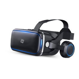 NK Gafas de Realidad Virtual 3D con Audio para Smartphone Color Negro Compatible con Móviles de 4.7-6.53 Pulgadas