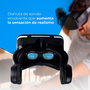 NK Gafas de Realidad Virtual 3D con Audio para Smartphone Color Negro Compatible con Móviles de 4.7-6.53 Pulgadas