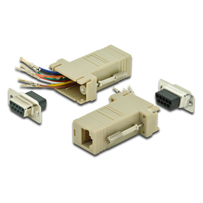 Digitus Adaptador RS 232 DB9 a RJ45 AK-610516-000-I Digitus Adaptador RS 232 DB9 a RJ45 AK-610516-000-I
