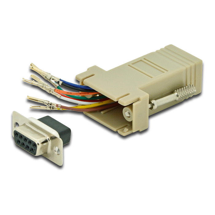 Digitus Adaptador RS 232 DB9 a RJ45 AK-610516-000-I Digitus Adaptador RS 232 DB9 a RJ45 AK-610516-000-I
