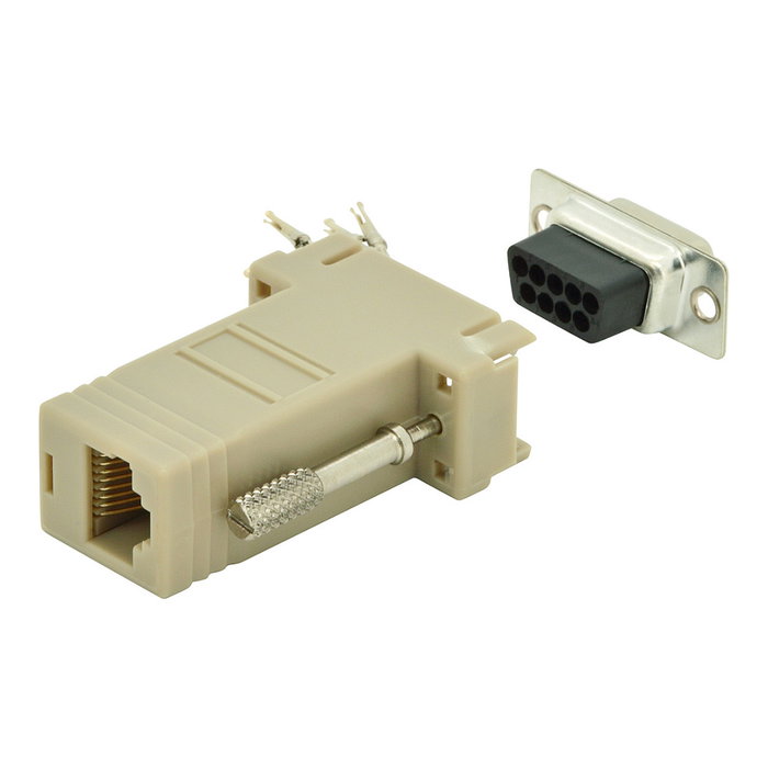 Digitus Adaptador RS 232 DB9 a RJ45 AK-610516-000-I Digitus Adaptador RS 232 DB9 a RJ45 AK-610516-000-I