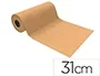 Basika Papel de Regalo Kraft Liso Natural Ancho 31 cm Longitud 80 m