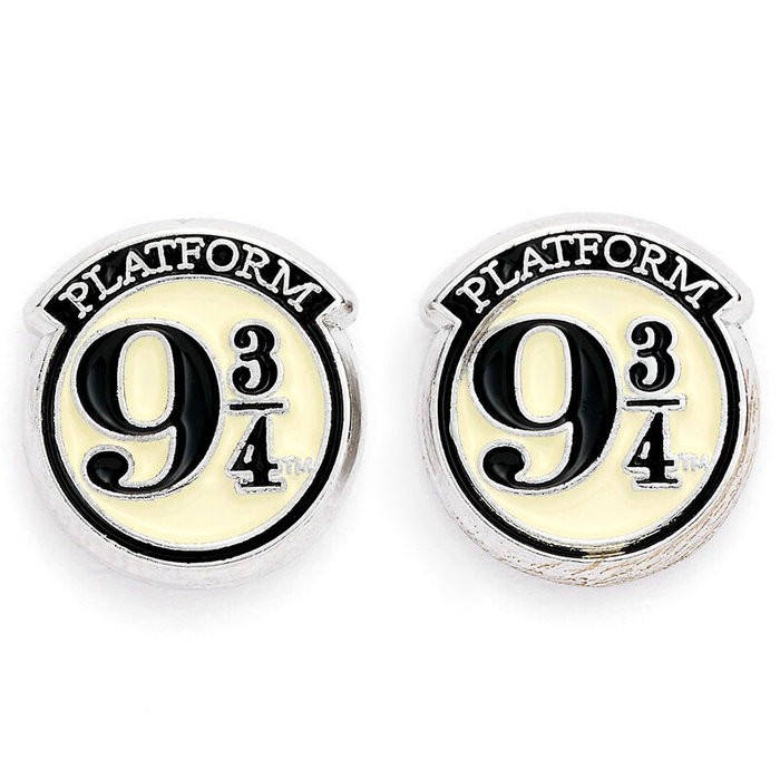 THE CARAT SHOP Pendientes Plata 9 3/4 Harry Potter Chapados en Plata